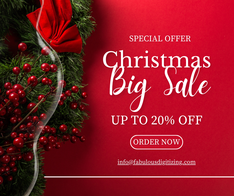 Red and White Modern Christmas Sale Facebook Post